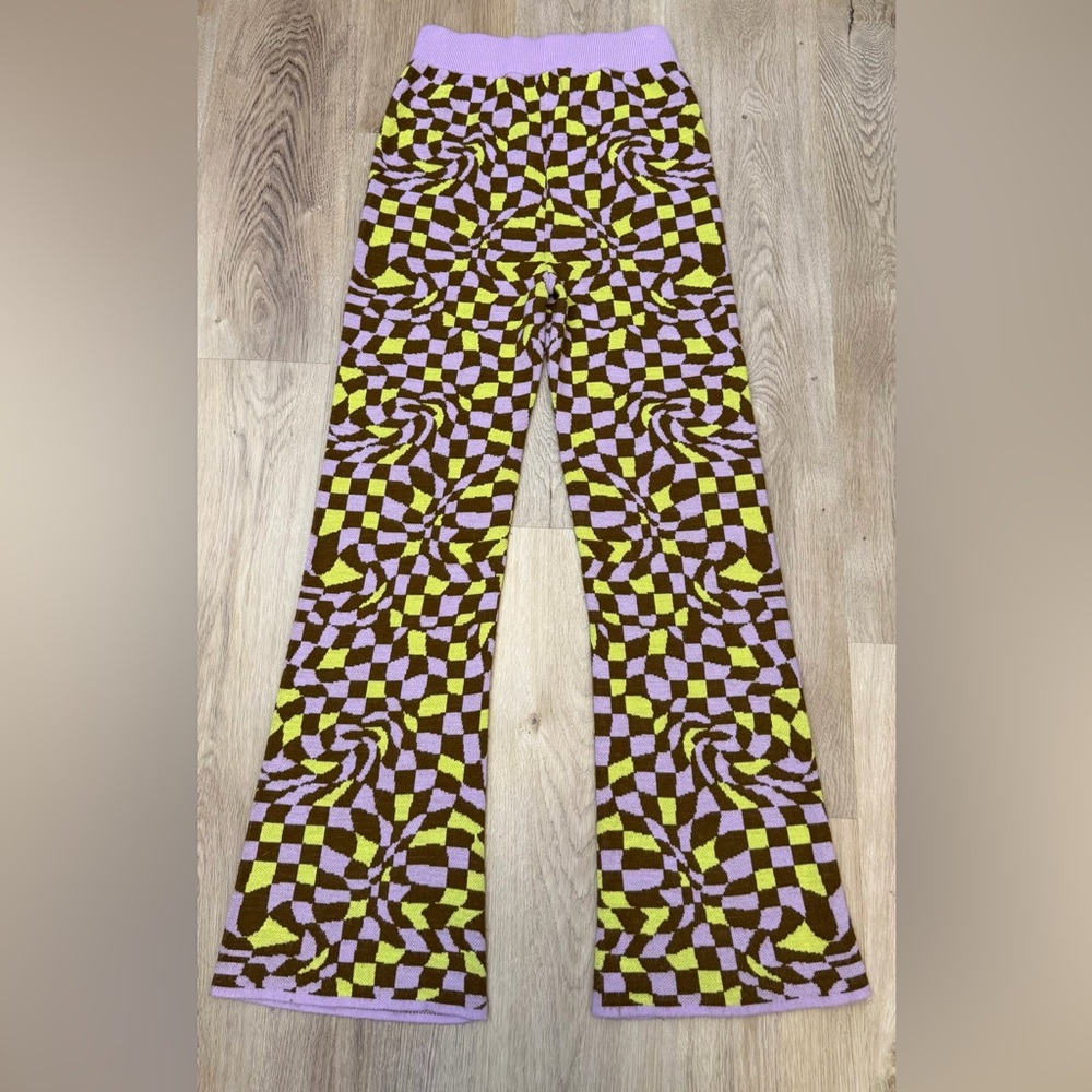 ASOS Geometric Patterned Flare Pants - Picture 2 of 5